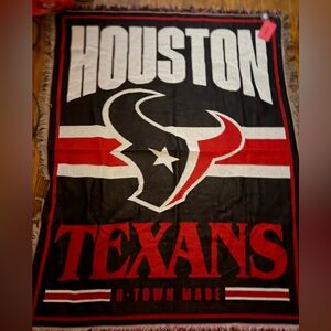 FOCO Houston Texans Blanket Throw-NWT